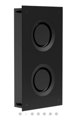 InWall Slim Dual 8IN Passive Subwoofer- 8 Ohm