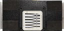 InCeiling DS4/9 Sub with Square Micro Frame Grill with RackAmp 300