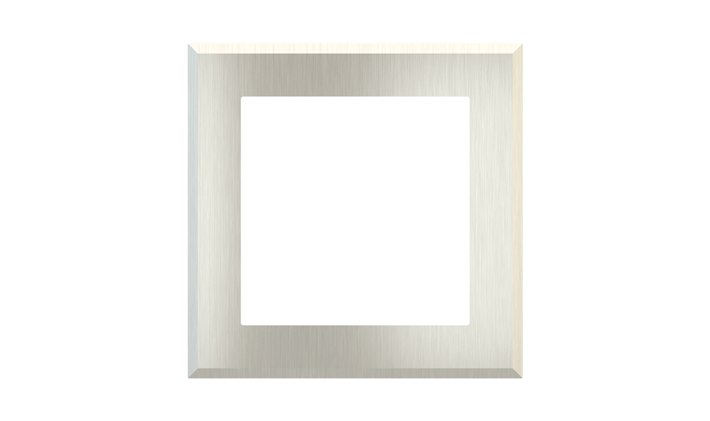 Square magnetic plate (60x60 mm window) ERA serie Metal Quantum Carbon