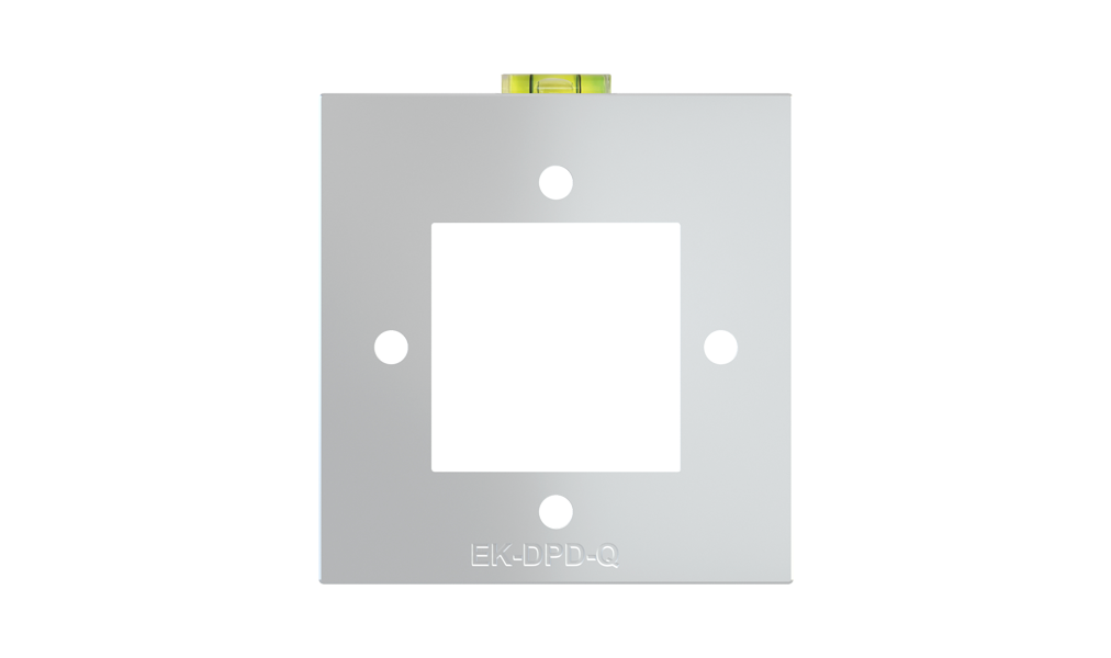 Template for civil series mounting square plate - version NF/Deep
