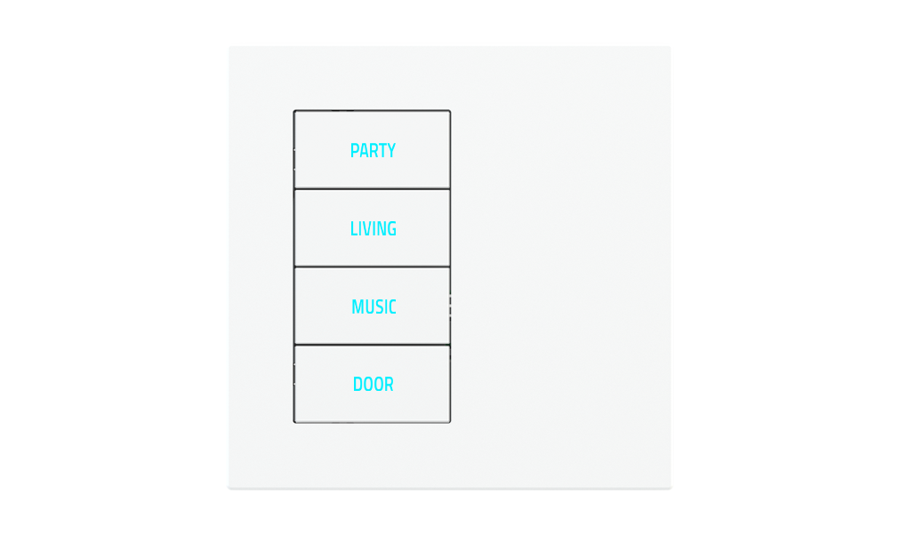 Square Plate Deep (FF/71/20Venti) (87x87) 1 window (60x60) Plastic Pure white