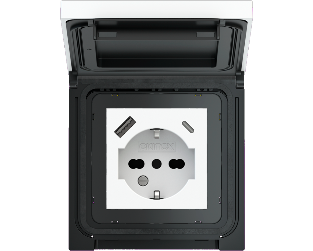 Square plate for Waterproof cover Metal Titanium