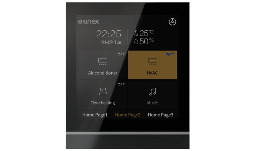Touch&Control Room controller 4" with advanced function