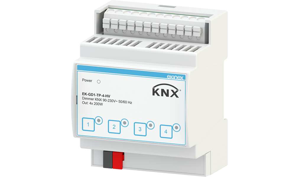 Dimmer KNX 90-230V~50/60Hz 4 channels