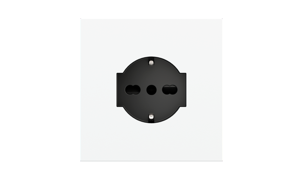 Magnetic plate 2-fold (60x60 | 60x60 mm window - 68 mm centre distance) Proxima series Metal Antique Brass