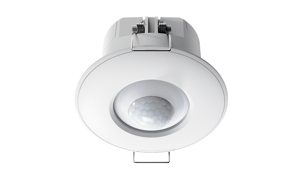 KNX Secure multifunctional PIR presence sensor (white) for indoor ceiling mounting