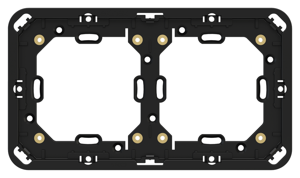 2-fold adapter for mounting of a Surface on plasterboard