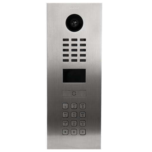 [DRB-429637614] D2201KV Interphone Vidéo IP, Acier inoxydable V4A (résistant à l´eau salée), brossé

