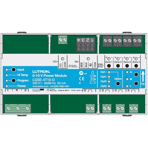 [LUT-LQSE-4T10-D] Module Rail DIN, type Controle de charge 0-10v.