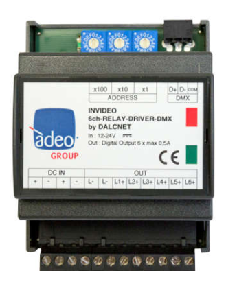 [ADE-CONTROL 6ch-RELAY-DRIVER-DMX] CONTROL 6ch-RELAY-DRIVER-DMX