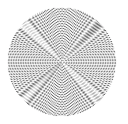 [SNS-Sonos Grille de remplacement Sonos by Sonance In-Ceiling (Paire)] Grille de remplacement 6" Round In-Ceiling