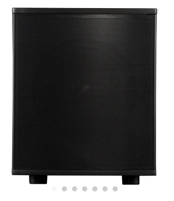 [TRI-MSIR-BDL1] InRoom Mini Sub with RackAmp 300 (4-ohm woofer enclosure painted finish)