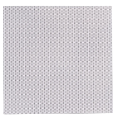 [TRI-006-5514] InCeiling Silver Metal Speaker Square Grill (Pair)