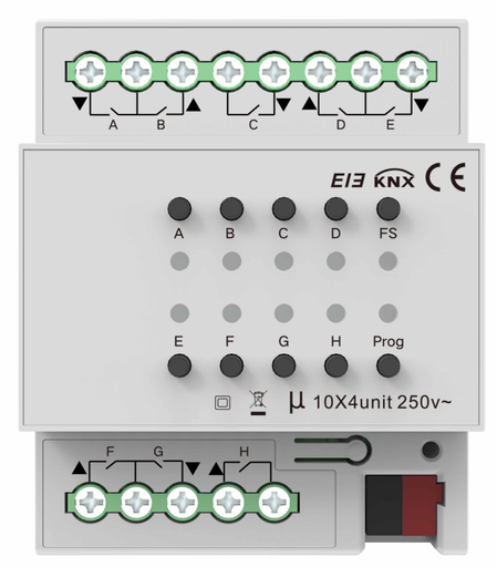 [AKB-KXAC-B1C4] Quad-Channel Curtain Module (KNX)